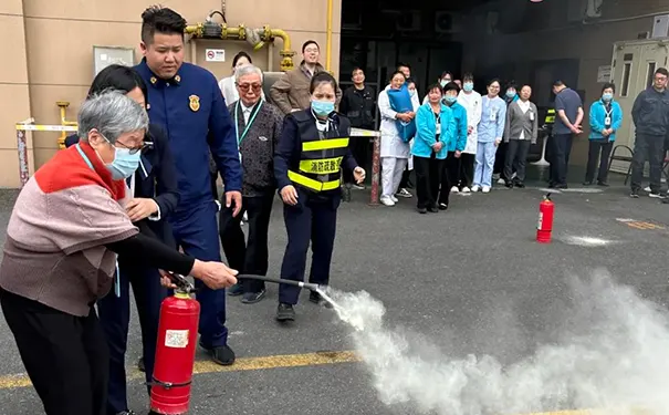 【杭州朗和银湖国际医养中心】完成了2023年四季度的消防演练